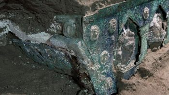 Ancient ceremonial chariot found in Pompeii