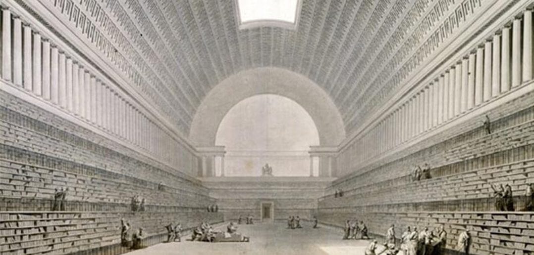 The biggest book heaven on earth: Library of Alexandria.