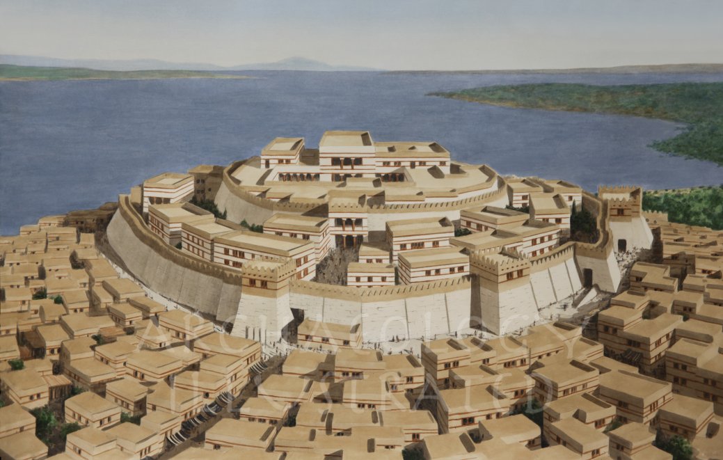 Reconstruction of the city of Troy