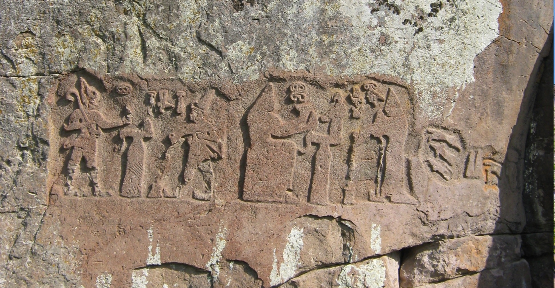 Hattuşili and her wife Puduhepa (Relief found in Fraktin)