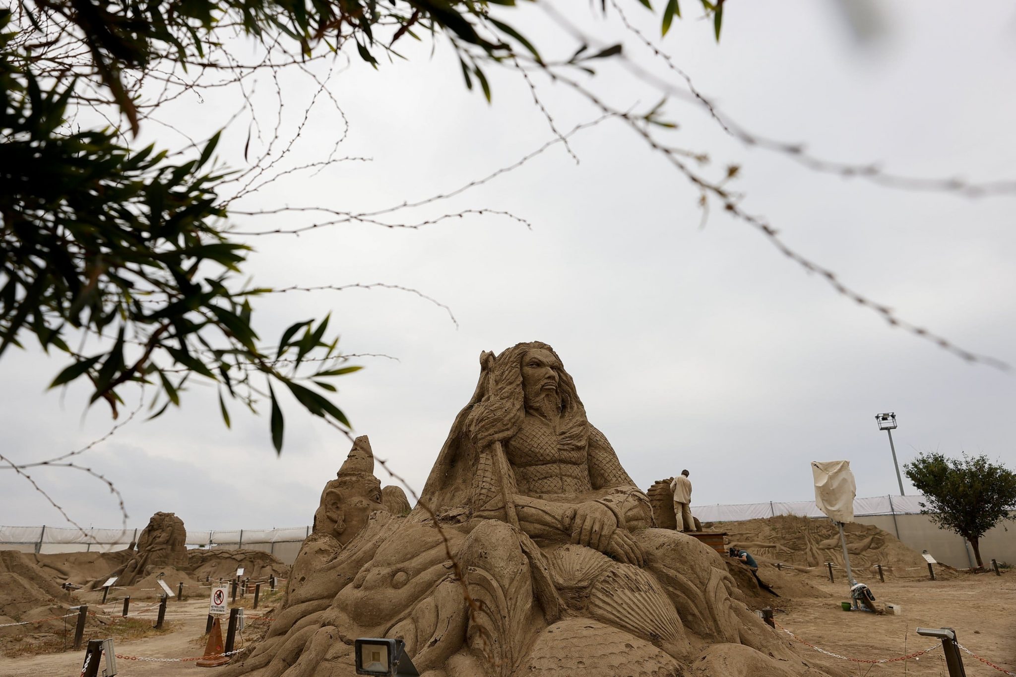 International Sand Sculpture Festival Opens with the Theme "The Lost