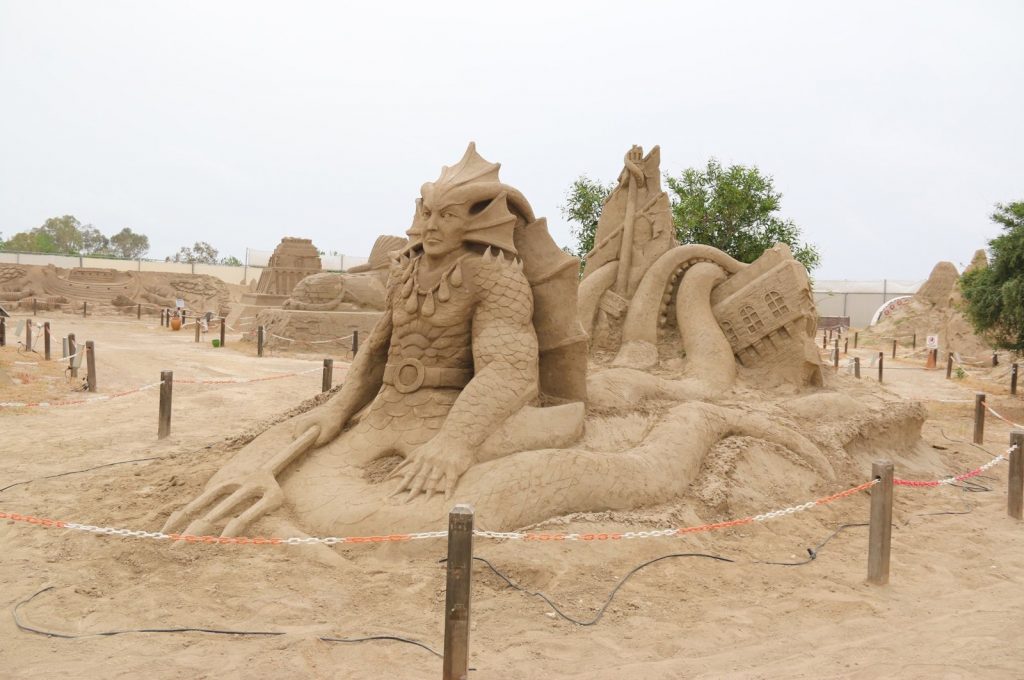 International Sand Sculpture Festival Opens with the Theme "The Lost City of Atlantis" Arkeonews