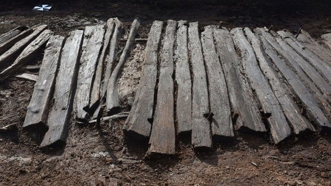 The Bronze Age path in Lower Saxony, Germany, where an ancient sandal was found. (Lower Saxony State Office for Heritage:Zenger News)