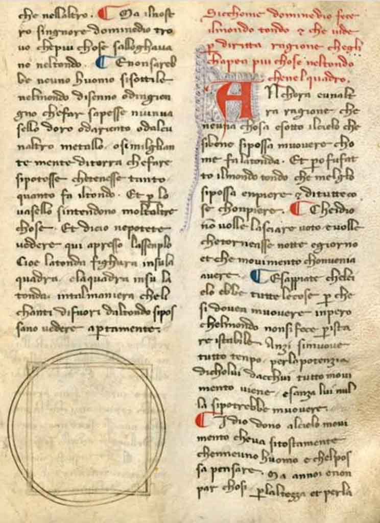 A medieval scholar working in Florence found handwritten writings thought to have been written by Dante in libraries around Italy.