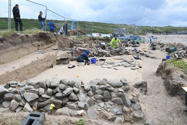 The discovery was made at Whitesands Bay in Pembrokeshire (Image: Nick Bolton)