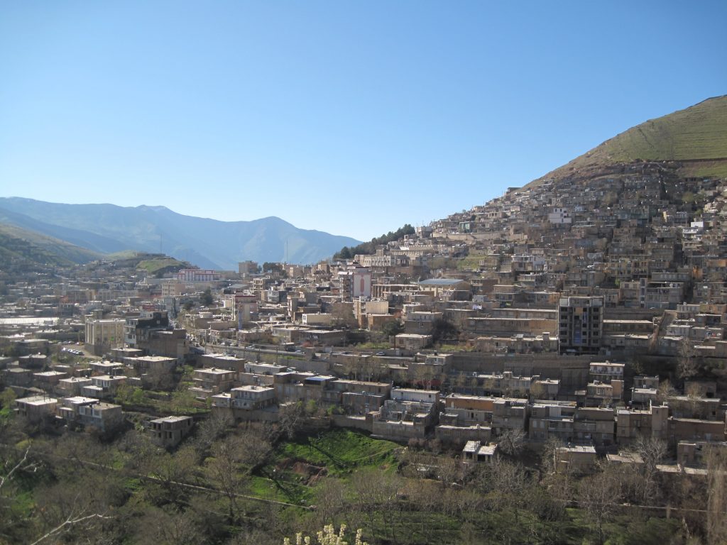 General view from Paveh district of Kermanshah province in western Iran.