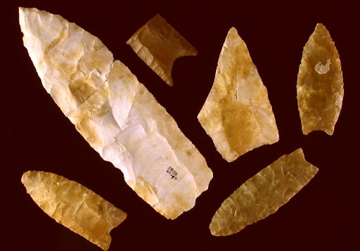 Clovis stone tools