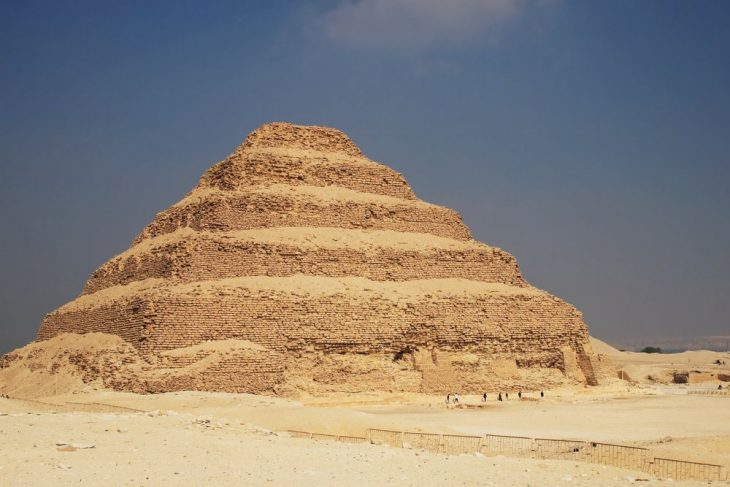 The Step Pyramid of Djoser is the oldest pyramid in Egypt. It was built about 4,700 years ago.