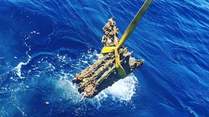 The 200kg bronze battering rams were used to destroy Carthaginian ships RPM NAUTICAL FOUNDATION