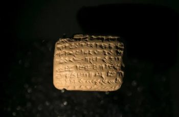 ancient clay tablet