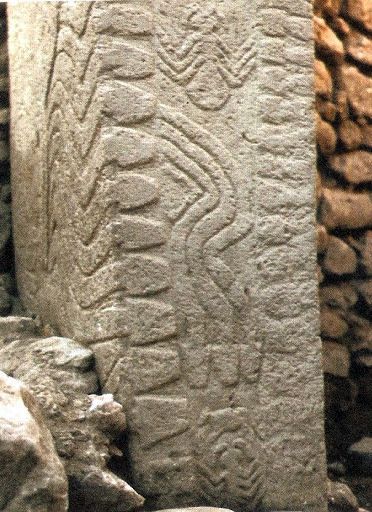Snake reliefs of Göbeklitepe.