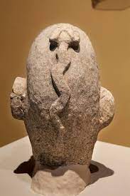 Snake embossed human head, Nevali Çori.