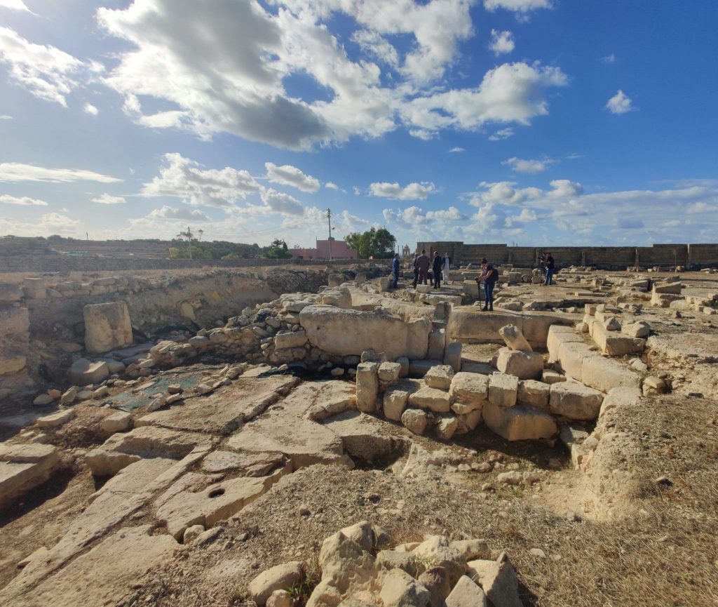 Remains of another Neolithic structure discovered at Tas-Silġ (Photo: Heritage Malta)