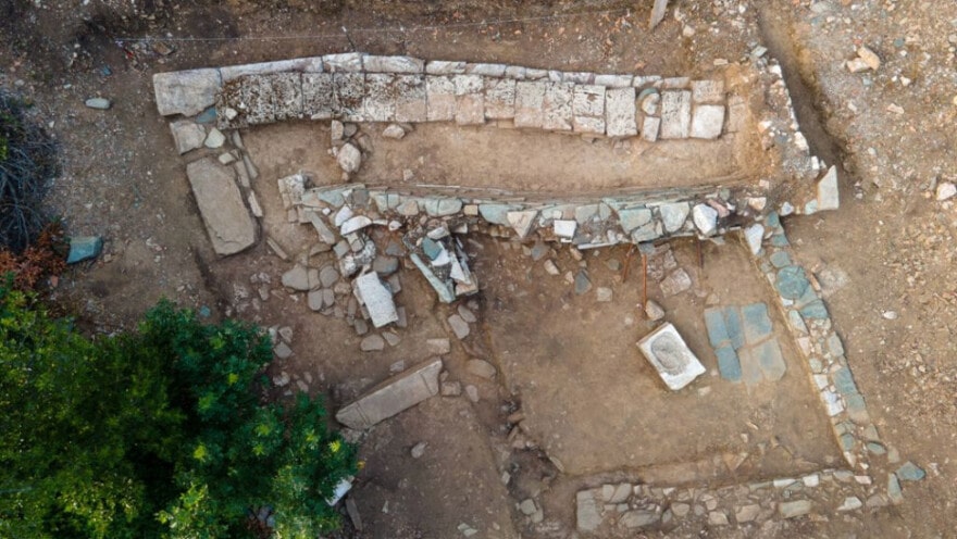 Hellenistic-era structures were recently found in Larissa, Central Greece. Photo: Hellenic Ministry of Culture and Sports