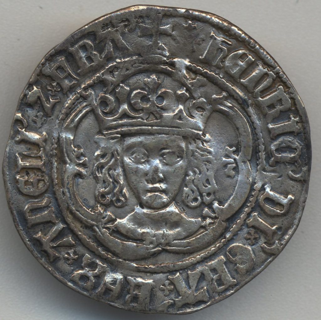 A better-preserved example of a Henry VII half-groat Public domain via Metropolitan Museum of Art