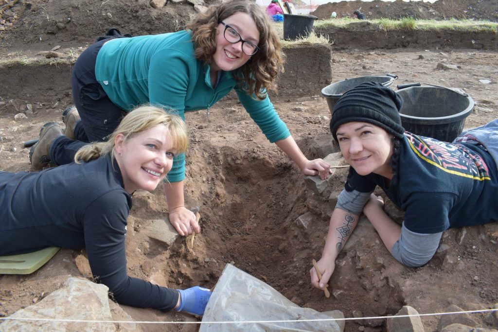 The Lindisfarne dig site - Dig Ventures