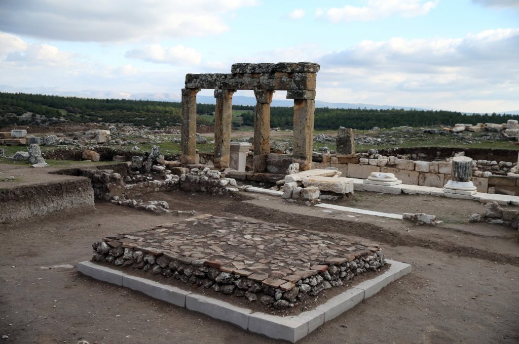 A view of the altar site, Blaundus, western Turkey. Photo: AA