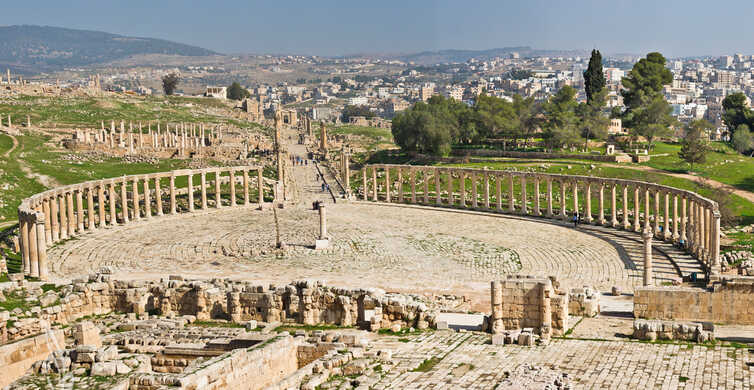 General view from the ancient city of Jerash