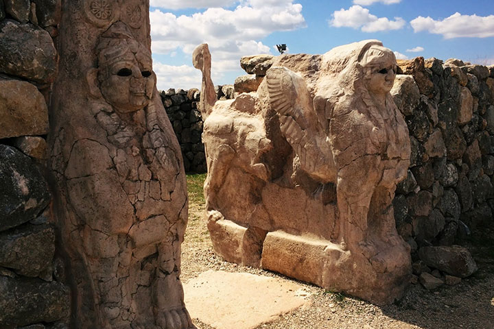 The Sphinx Gate in Hattusa, the capital of the Hittites