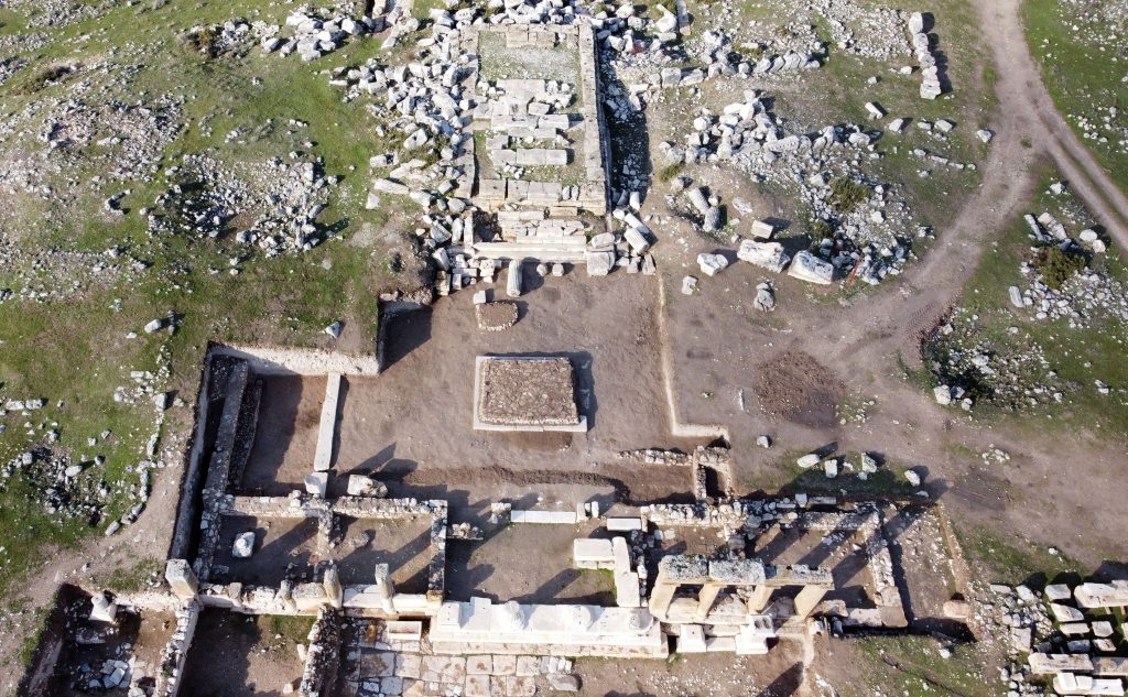  An aerial view of the altar site, Blaundus, Uşak, western Turkey