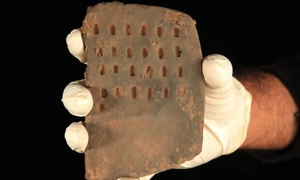 An Elamite clay tablet was discovered within the Burnt City by a team of Iranian, Italian, and Serbian archeologists.