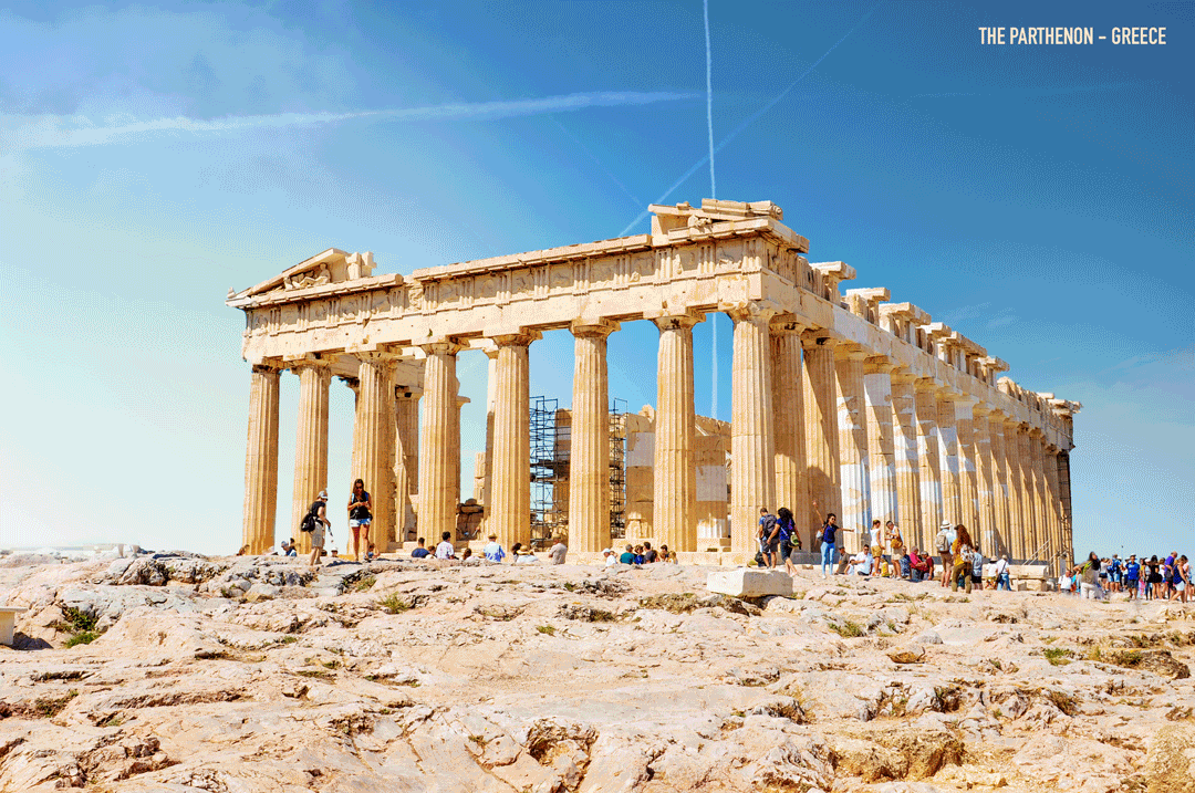 Atina, Yunanistan'daki Parthenon, MÖ 5. yüzyılda inşa edilmiştir.