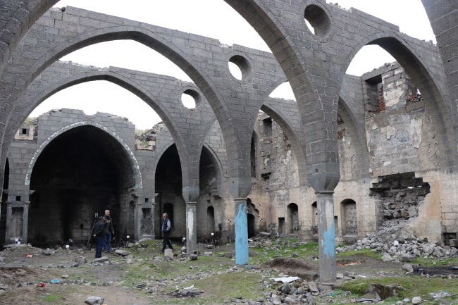 An inscription, now in the Diyarbakir Archeology Museum, says the Christian place of worship was last repaired in 1840.