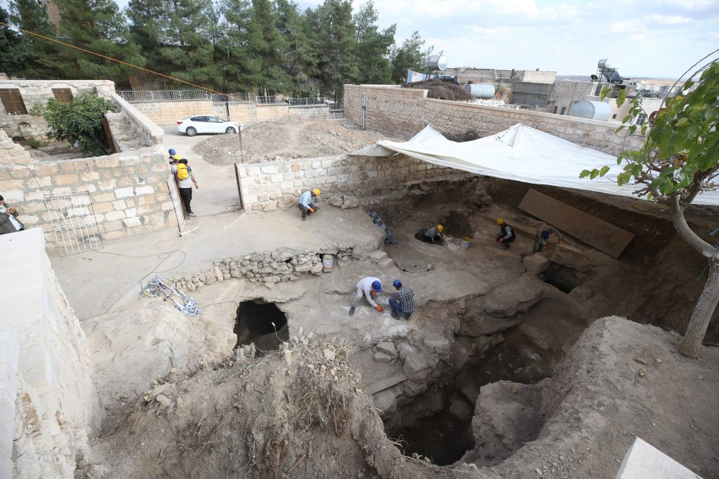 A view from the underground city in Midyat, Mardin, southeastern Turkey. Photo: AA