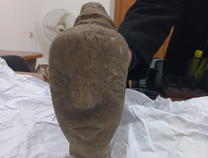 The Canaanite sculpture dating back to 2500 BC found in the Gaza Strip.