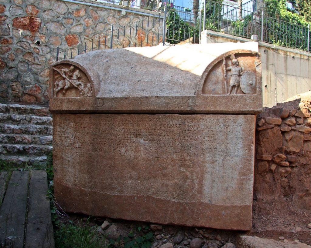 The sarcophagus of the emperor's protector.