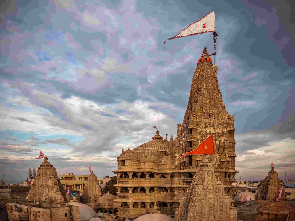 Free Download The Unique Dwarkadhish Wallpaper 4k Black And White