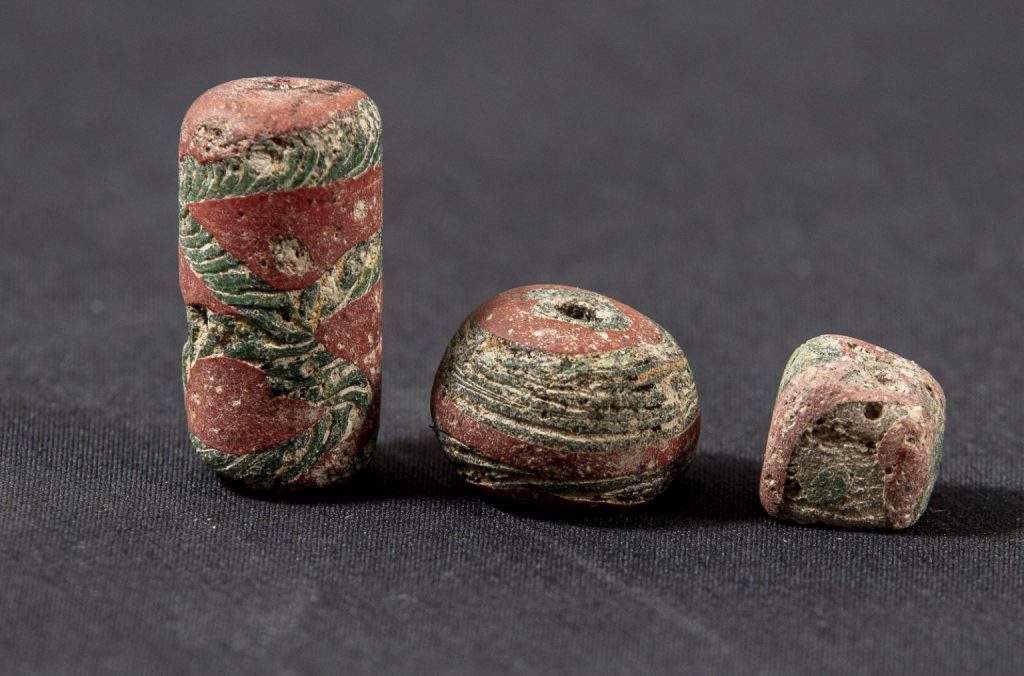 Anglo Saxon decorative glass beads