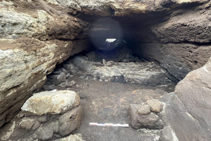 Man-made Viking-era cave