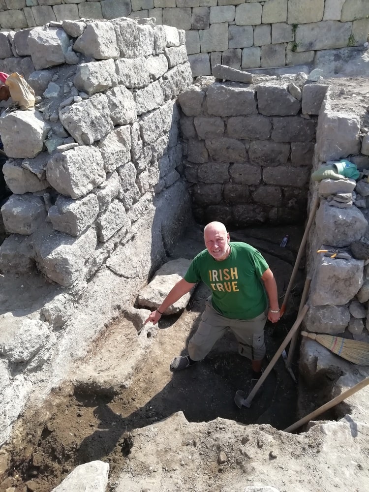 Professor Nikolay Ovcharov at the site (BTA Photo)