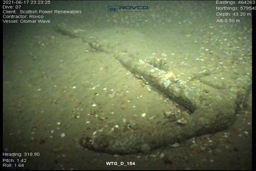 Roman anchor 140 feet below sea level.