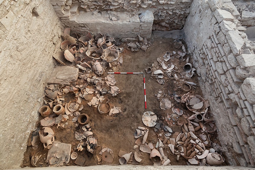 A storage room was also discovered, which was full of vessels that could still be found with their original contents. Photo: © OeAW-OeAI/Niki Gail