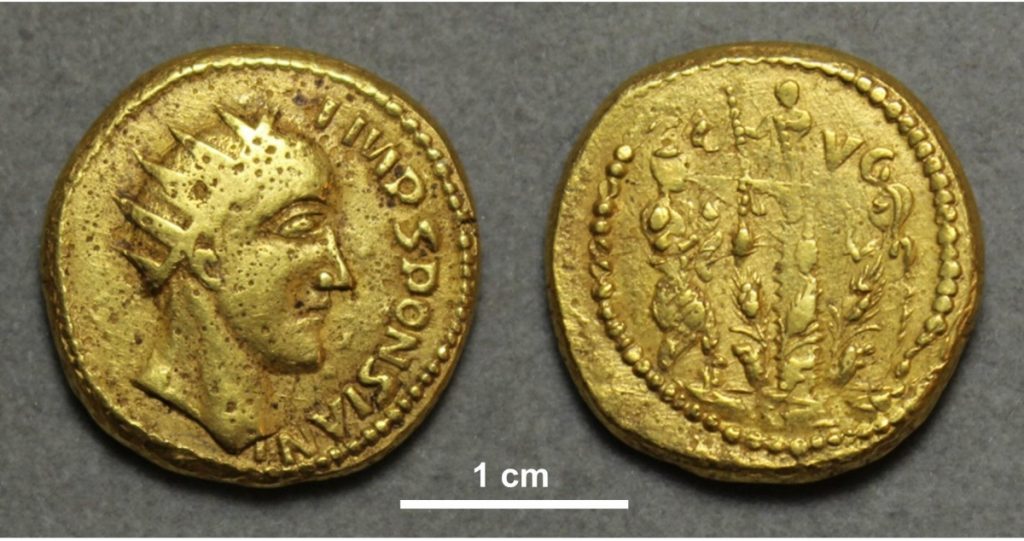 A forgotten Roman emperor has been saved from obscurity as a coin long thought to be fake has finally been authenticated. Photo: Pearson et.al. Plos One