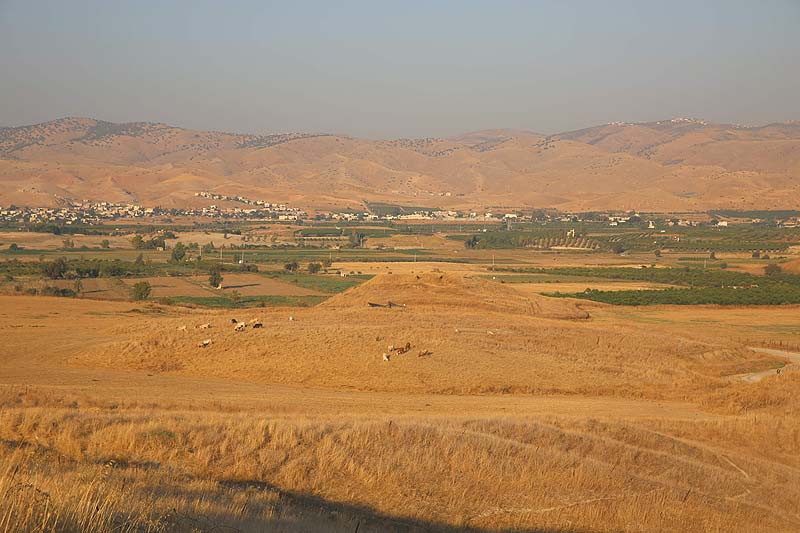 Tel Tsaf – a view of Jordan. Photo: University of Haifa