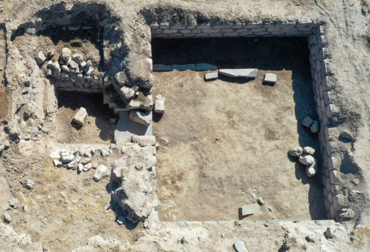 The archaelogical remains in the ruins of Körzüt Castle, in Van, Türkiye. Photo: AA