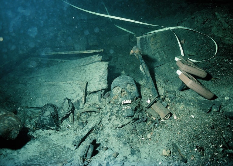 Underwater excavations of the ship Kronan. Photo: Lars Einarsson.