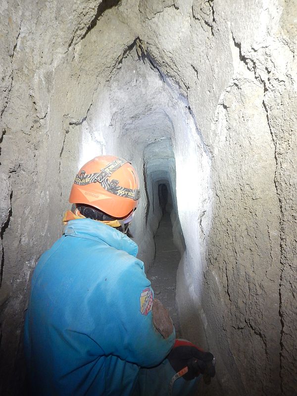 Speleologists explore the Aqua Augusta, a Roman aqueduct that was previously the least-documented aqueduct in the Roman world. Photo: Associazione Cocceius