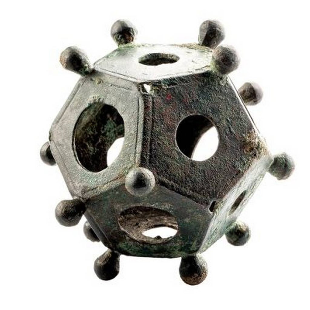 An example of a complete Roman dodecahedron. Photo from Flanders Heritage Agency