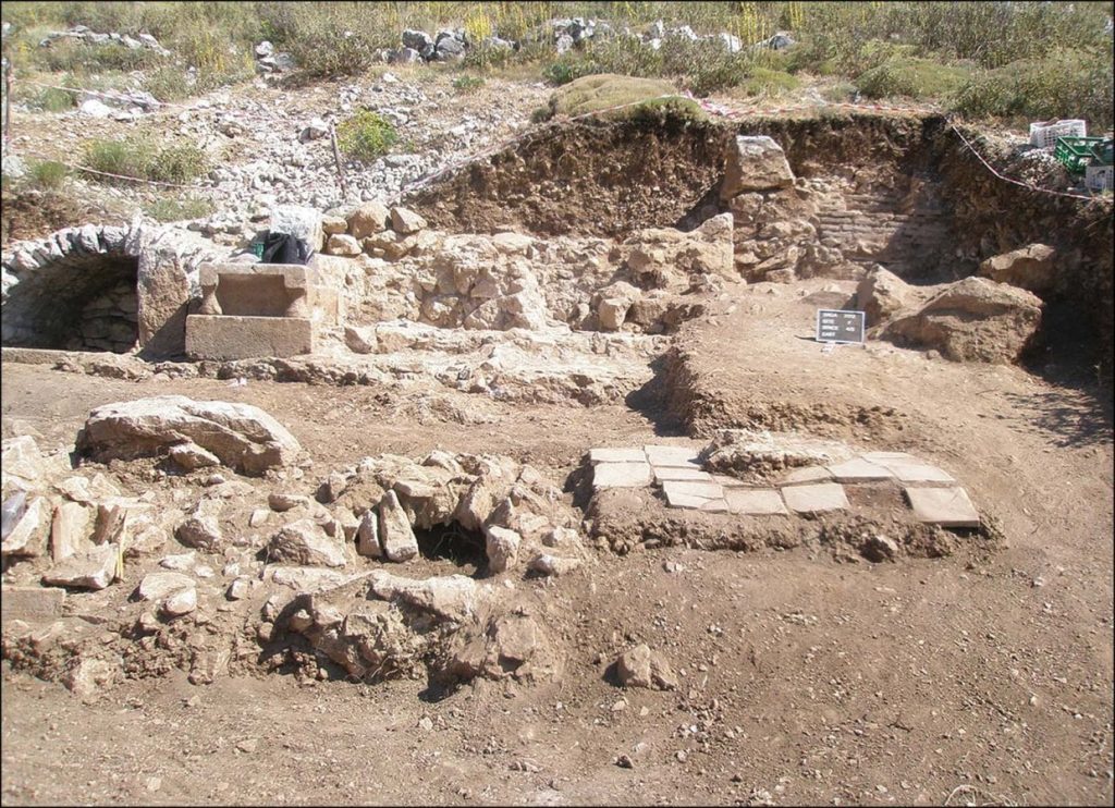 The tomb was found at the Saggalasos archaeological site.
