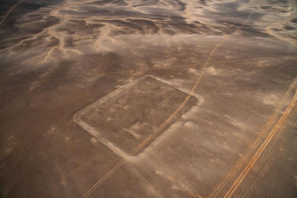 New Roman camps found in desert. İmage: APAAME