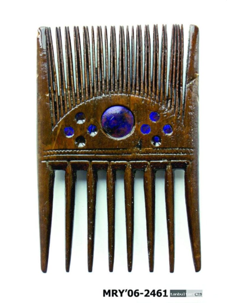 A comb found at the excavations of the Harbor of Theodosius.