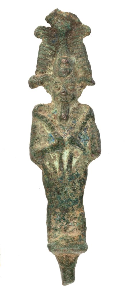 Egyptian statuette of Osiris found in Kluczkowice in 2022. Photo. National Museum in Lublin