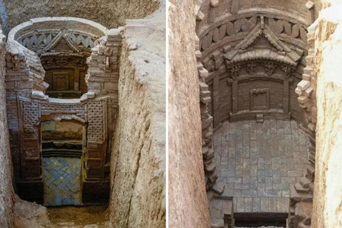 12 tombs with Beautiful Decorations and Carved Bricks from the period of  Kublai Khan, the grandson of Genghis Khan, found in China - Arkeonews