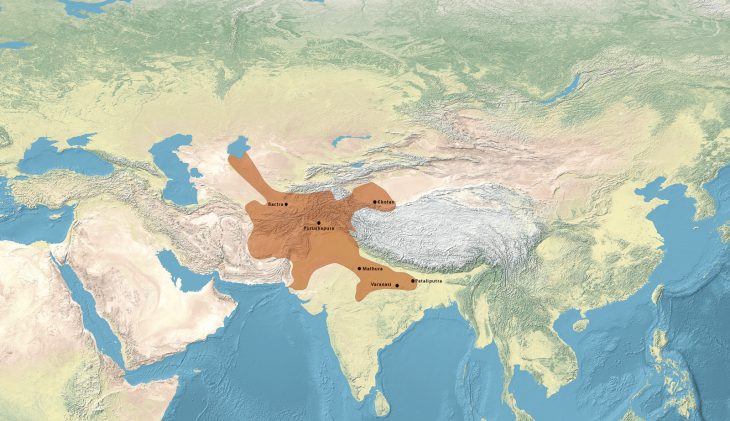 Researchers Decipher Enigmatic Ancient Unknown Kushan Script Arkeonews   Kushan Empire Map Min 730x421 