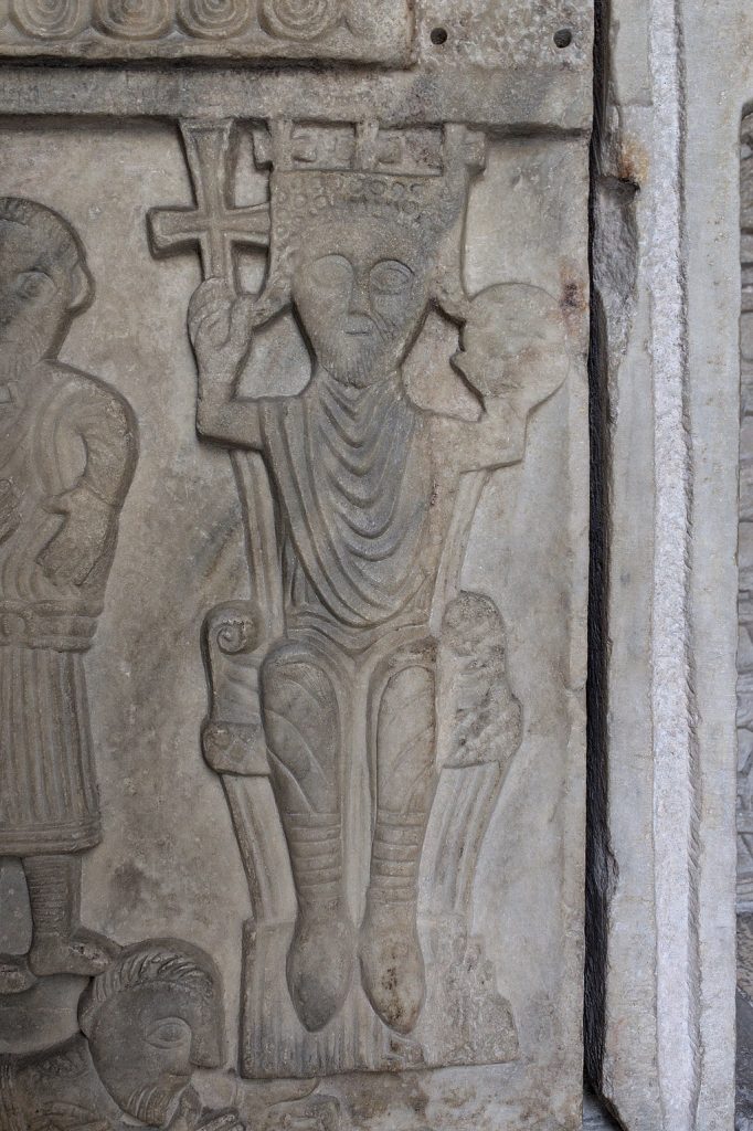11th century depiction of a king, suggested to be most likely Zvonimir. Photo: Samuel Wein/Commons