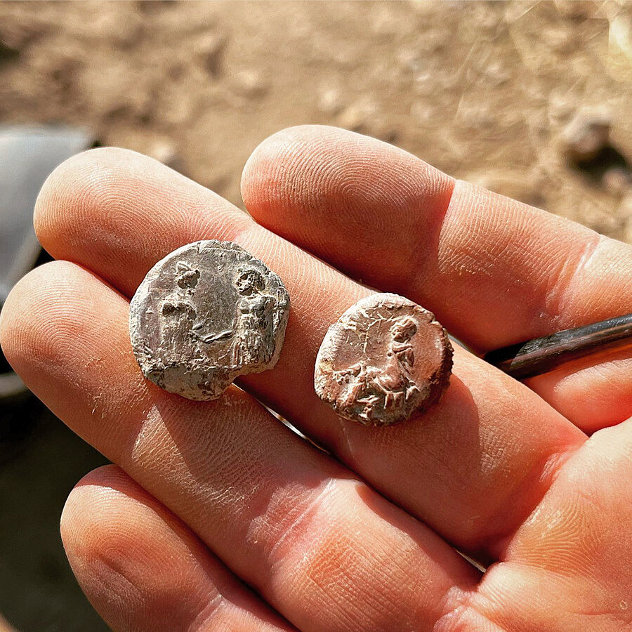 Two impressions of official stamps of the city of Doliche. Photo: Asia Minor Research Center, Universität Münster